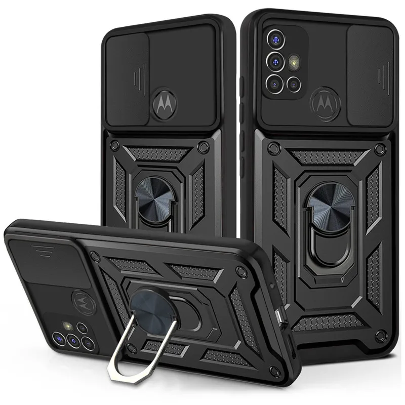 Защитный чехол для телефона Motorola G10 G20 G30 силиконовый металлический с магнитным