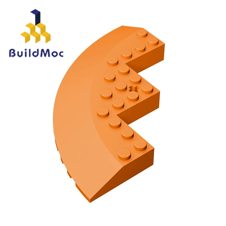 BuildMOC Собирает Частицы 58846 кирпича круглый угол 10x10 для строительных блоков детали