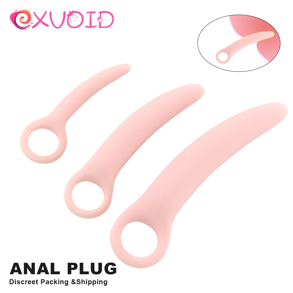 EXVOID Анальная пробка Силиконовые анальные игрушки для Женская Вагина открытая