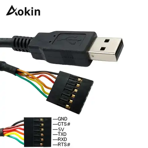 6-Контактный Модуль FTDI FT232RL FT232 для Arduino с USB на TTL UART, последовательный провод, адаптер RS232, модуль кабеля для загрузки, плата Minnowboard Max