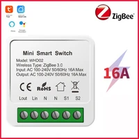zigbee 3 0 smart home automation switch diy modules 16a tuya smart life app remote control timing supports google home alexa