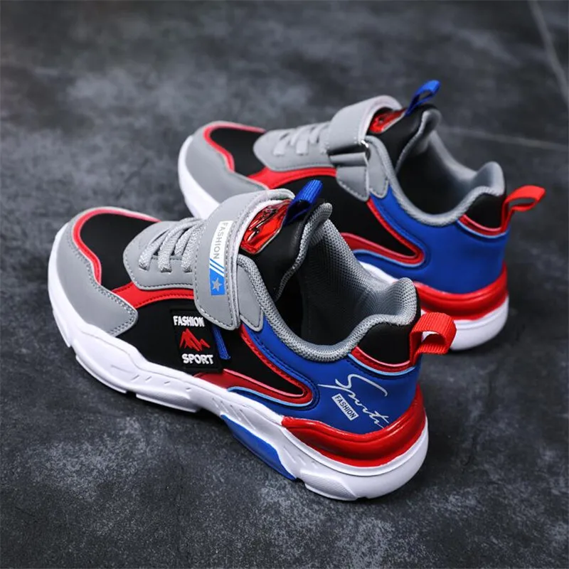 Кроссовки детские кожаные повседневная обувь для бега с воздушной подушкой