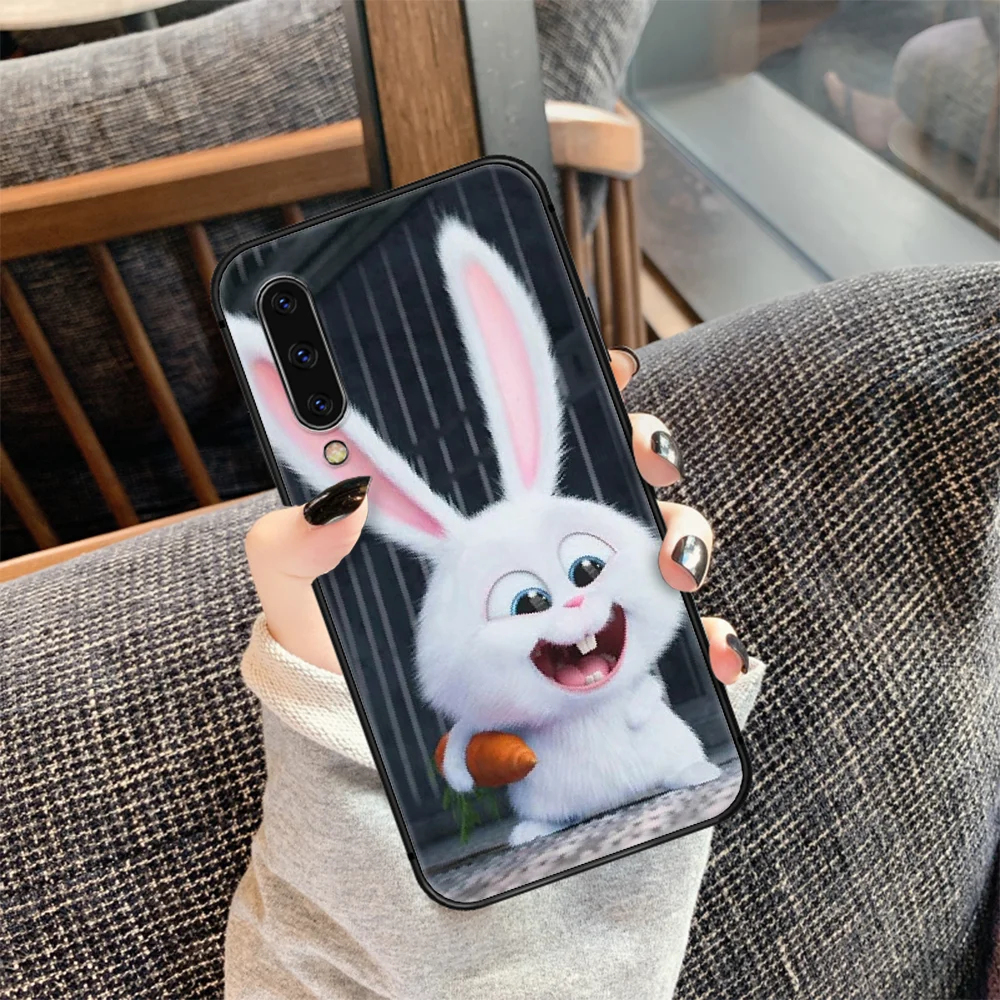 

animal Pet secret rabbit bunny Phone Case Cover For Samsung Galaxy A10 A11 A20 E A21 A30 A40 A41 A50 A51 A70 A71 A81 S black