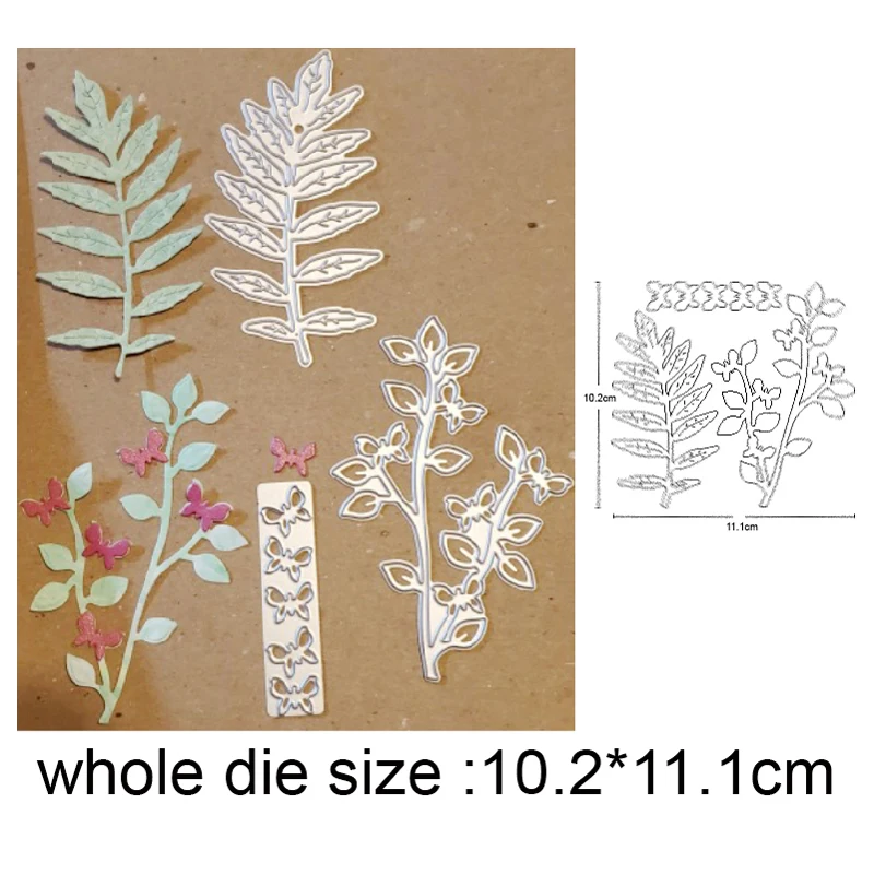 

Craft dies Flower Leaf Butterfly Metal Cutting Dies Stencils Dies for DIY Scrapbooking dies Album Paper Cards Embossing Dies Cut
