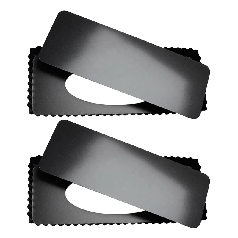 

2 Pack 14 Inch Rectangular Quiche Pan Tart Pan Nonstick,With Removable Bottom For Baking