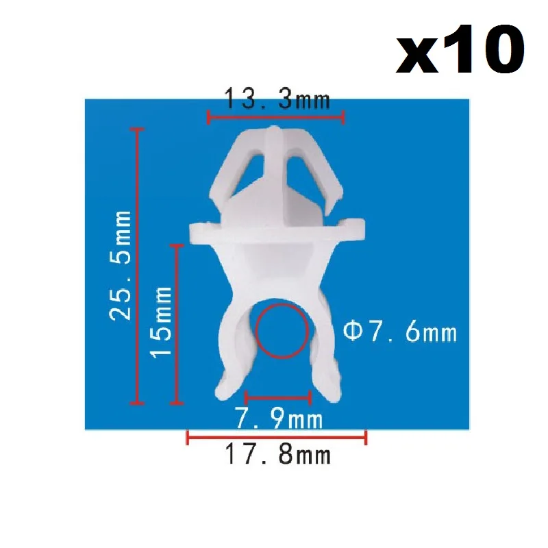 

10x For Honda Hood support rod buckle / Nylon Retainer Clip Brand New