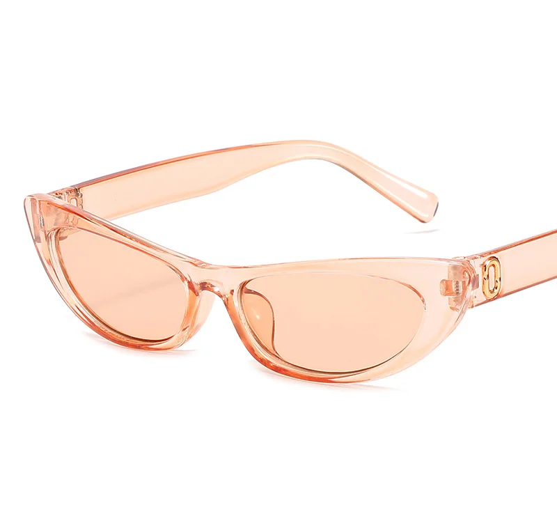 

New Cateye Small Sunglasses Women Men Cat Eye Retro Gold Sun Glasses Fashion Brand Design Outdoor Shades UV400 2021 Eyewear