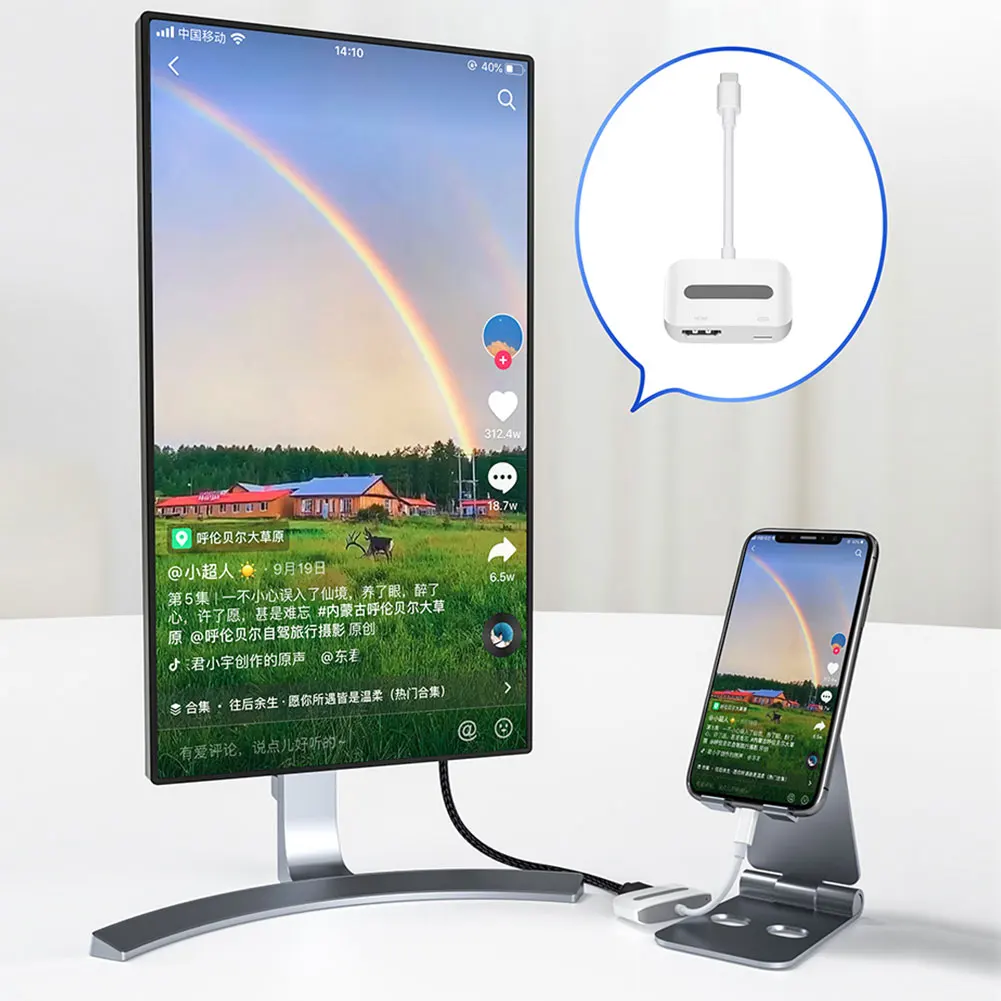 

Mobile Phone Screen Support Projector Home Portable HD 1080P Mobile Phone HDMI-compatible Screen Mirroring