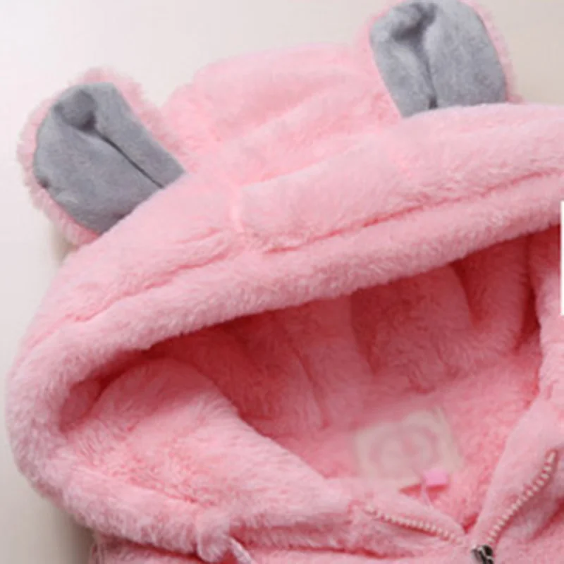 Мультяшная детская одежда пальто мягкая теплая зимняя верхняя для девочек