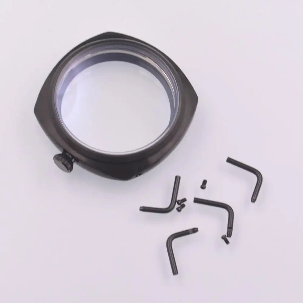 Новый Стильный чехол для часов 47 мм PVD из нержавеющей стали подходит 6497/6498