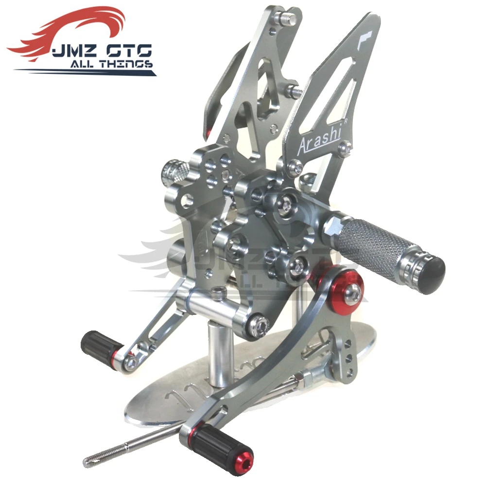 Мотоцикл CNC регулируемый задний комплект Rearsets подставка для ног KAWASAKI NINJA250R NINJA300
