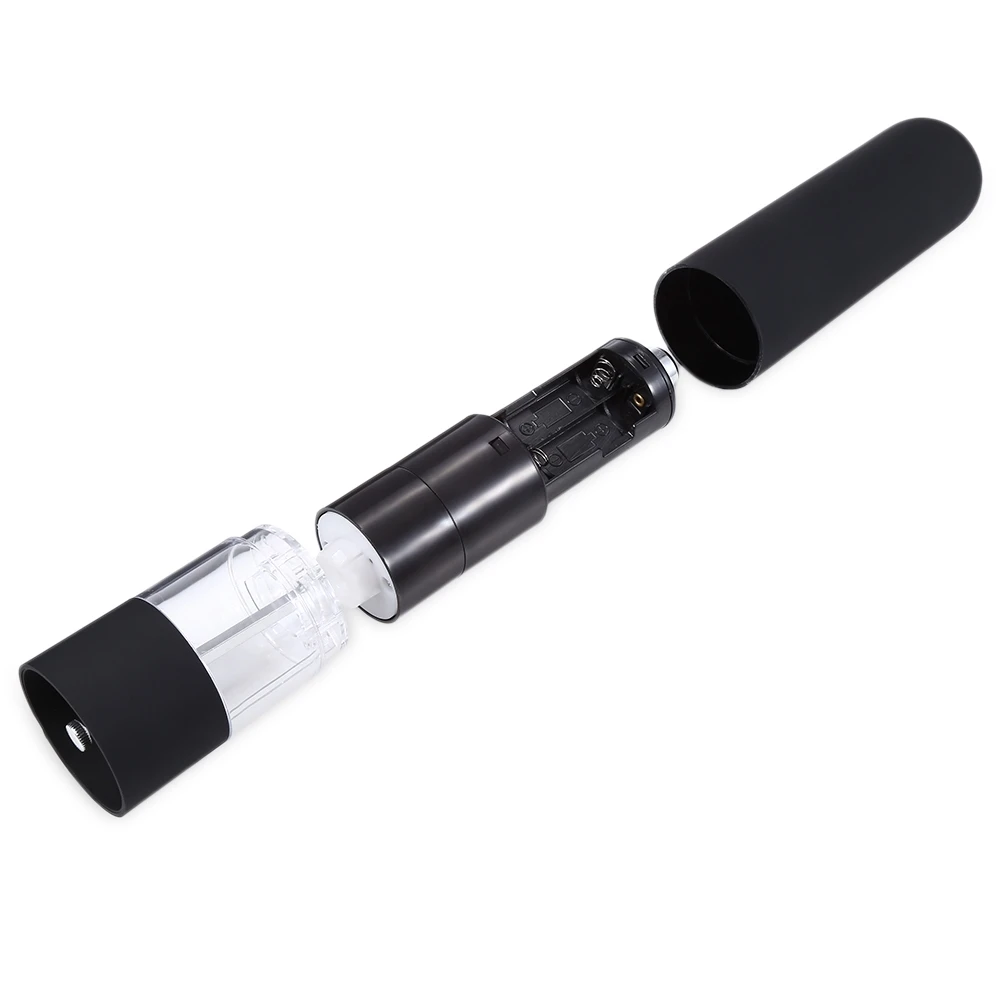 Electric Salt Pepper Herb Mill Grinder Kitchen Tool With LED Light Grinding Tools Cinnamon Food Mills Seasoning Saving Time | Дом и сад