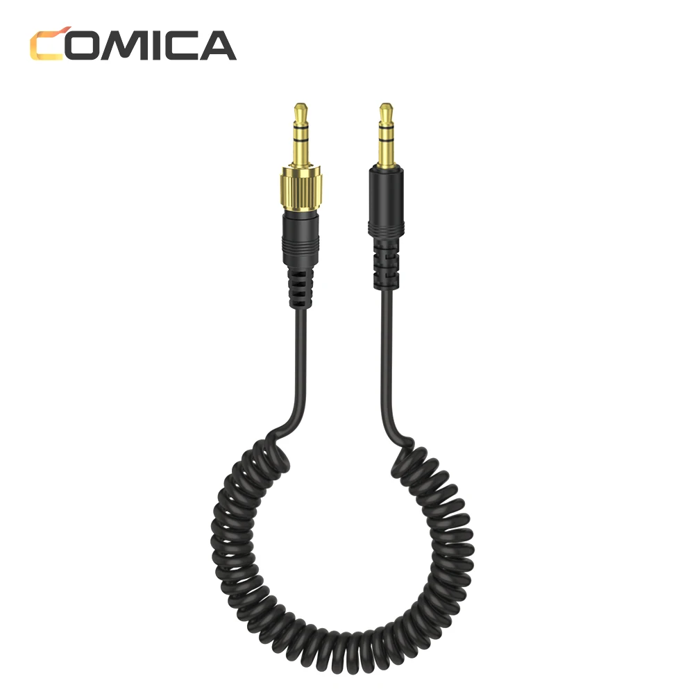 

COMICA CVM-DL-CPX 47inch 3.5mm TRS male to male Audio cable with gold plant lock plate camera accessories