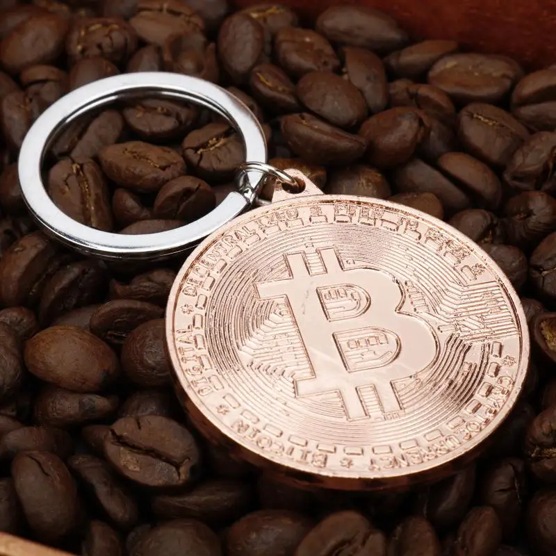 

Bitcoin Coin Gold Plated Collection Commemorative Coin Physical Cryptocurrency Metal Collectible Coins Business Souvenir Gifts
