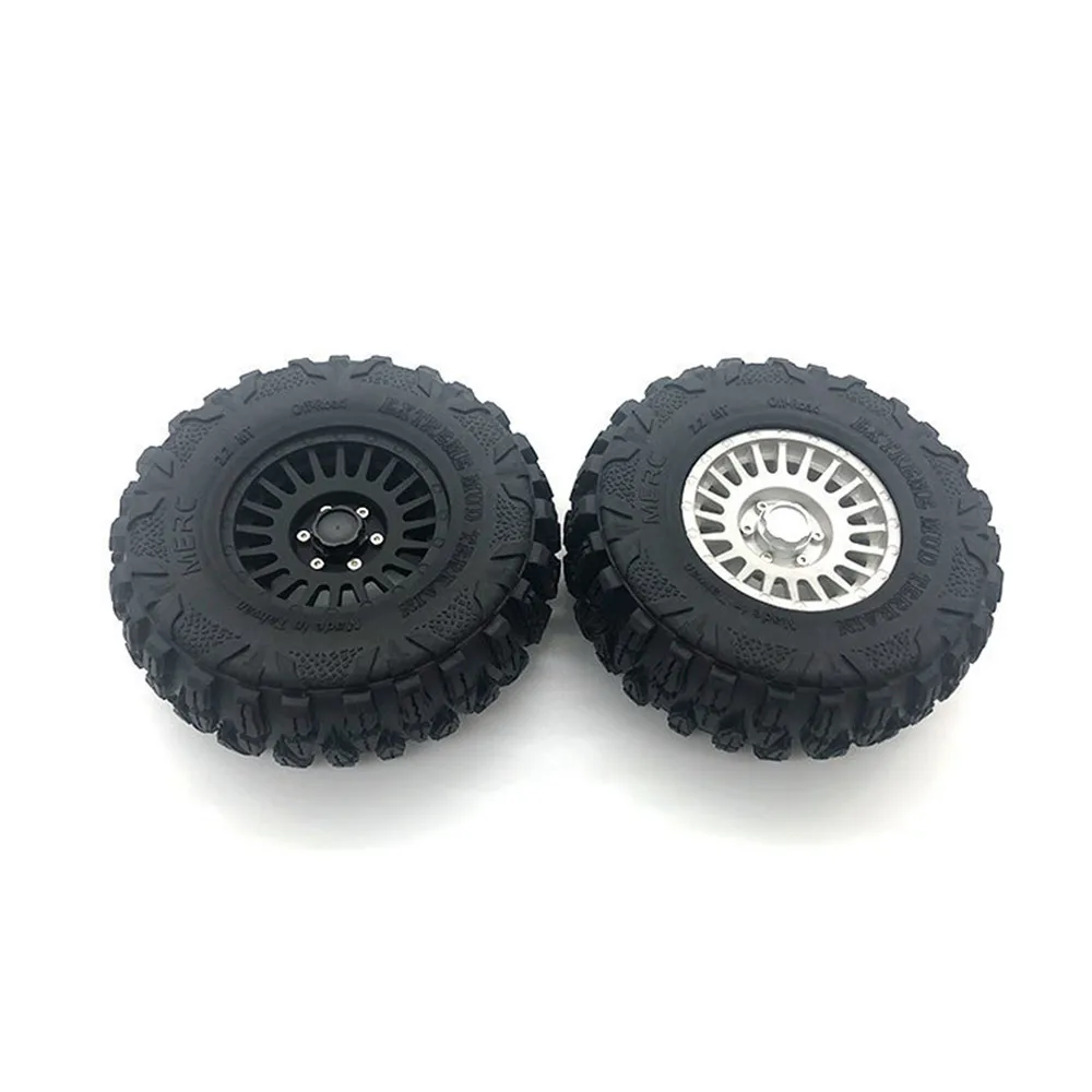 

2.2 inch Metal Wheel Hubs Car Tire Tyres for 1/10 Traxxas TRX6 G63 Axial SCX10 RC Crawler Car Accessories