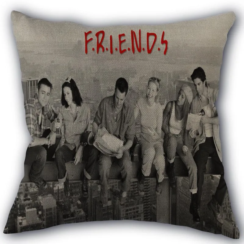 Изготовленный На Заказ сериал друзья Наволочка из хлопка и льна ткань домашний