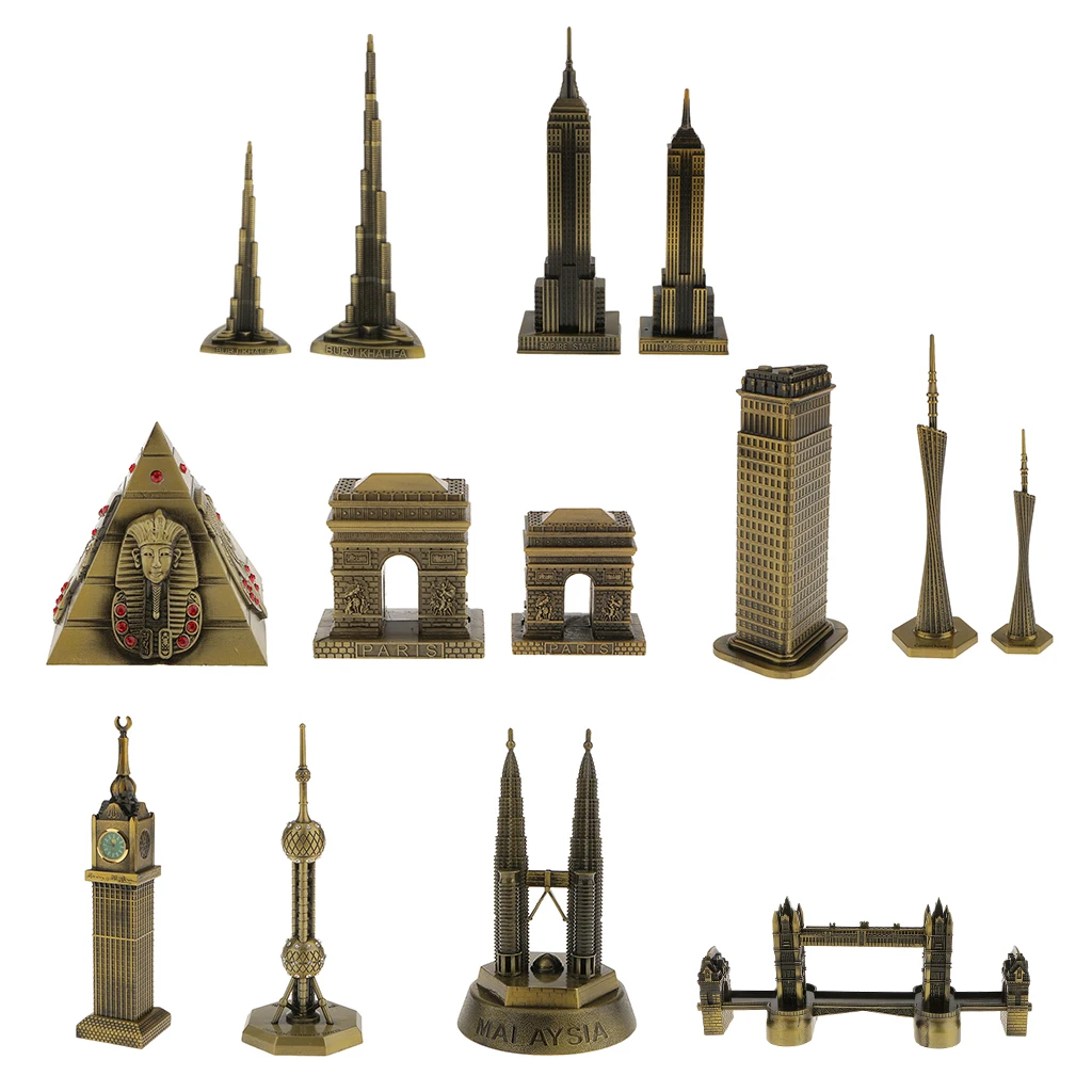 Лидер продаж китайская фигурка кантонской башни 28 см модель поделок статуя