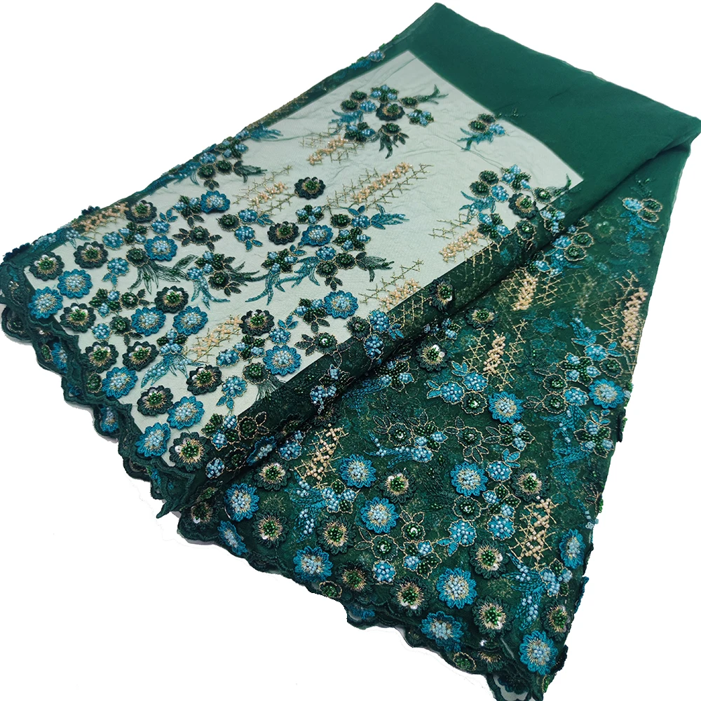 

Красивые свадебные бусины Блестки кружевная ткань для платья Высокое качество красивые бусины Блестки кружевная ткань для свадебного плат...