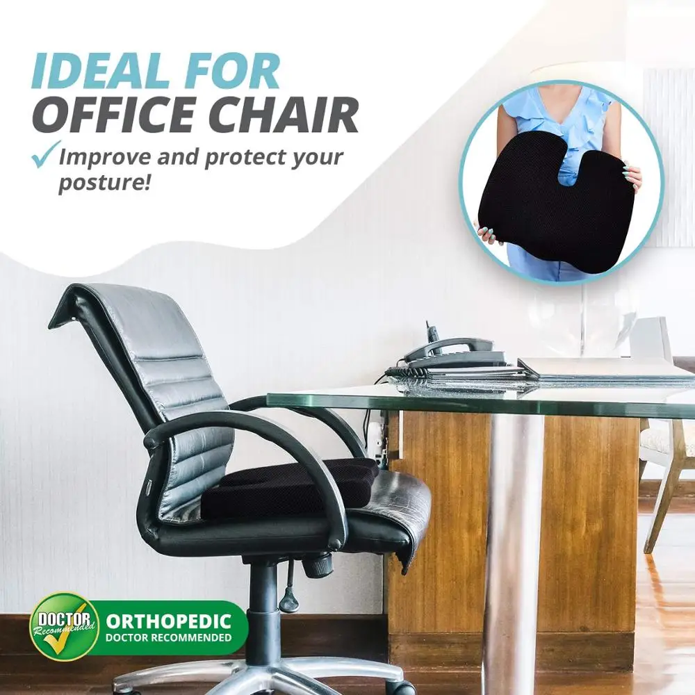 Подушка на сиденье автомобильное прикладом подушкой бедрах для офисного кресла