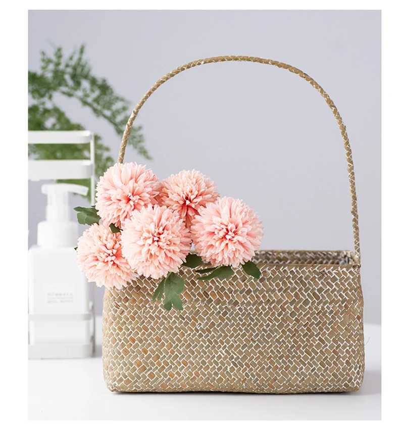 Искусственный цветок Одуванчик маленький шар гостиная горшечный свадебное