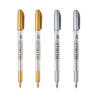 metallic marker pens silver gold resin paint pen waterproof for diy art craft marker paint marker resin accessories tools