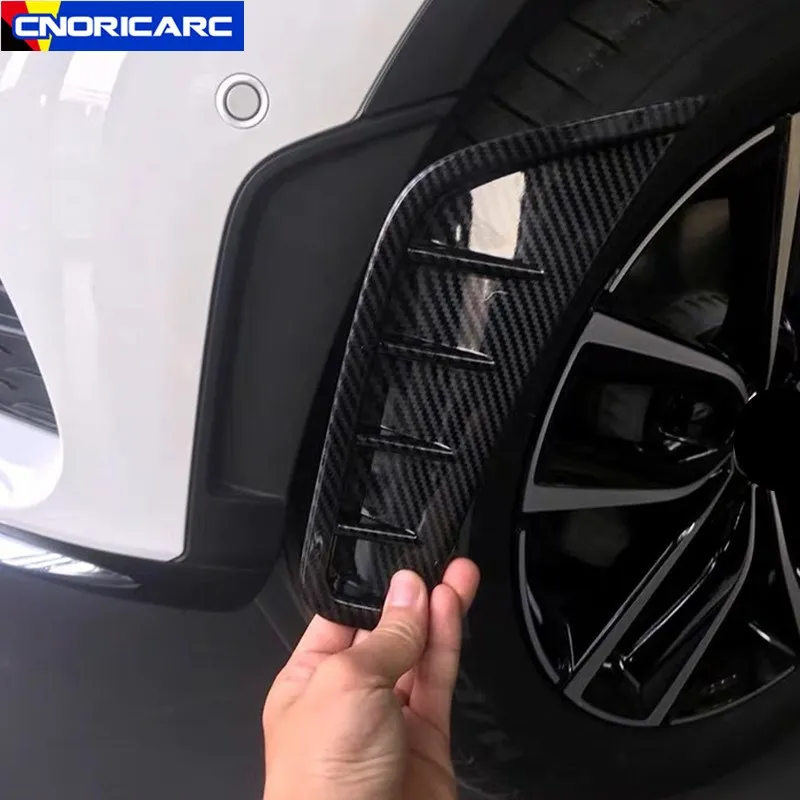 

Car Styling Shark Cheek Vents Front Bumper Intake Gag Trim For Mercedes Benz GLC 260 300 2020 Wheel Eyebrow Decorative Stickers