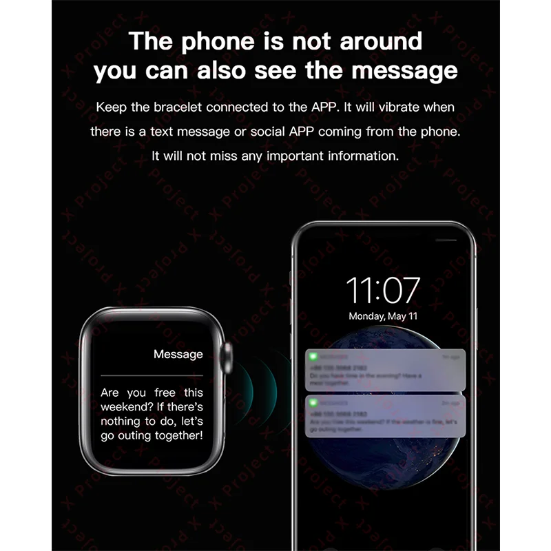 Оригинальные смарт-часы iwo X7 для мужчин Bluetooth вызов 1 54 дюйма здоровья женские