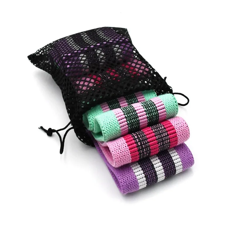

New Durable Hip Circle Band Yoga Anti-slip Gym Fitness Rubber Band Exercises Braided Elastic Band Hip Lifting Resistance Band