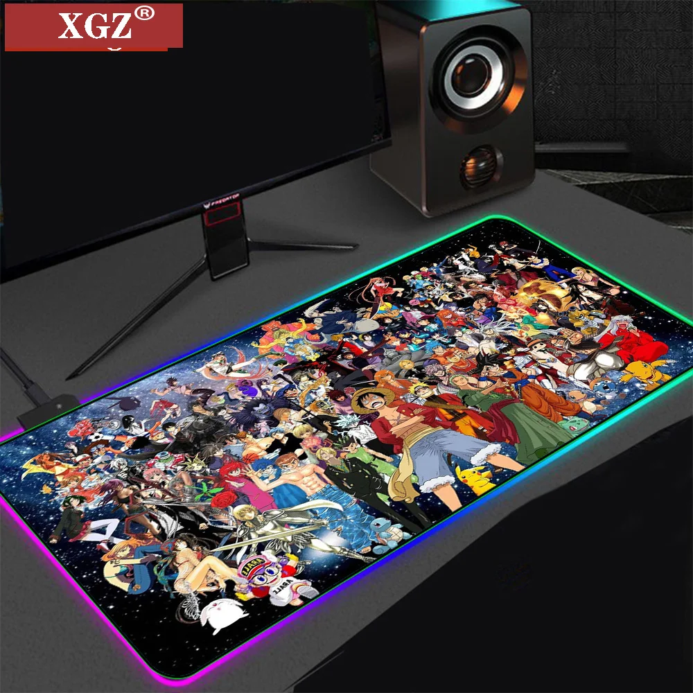 Коврик для мыши XGZ с мультяшными анимациями большой нескользящий коврик ноутбука