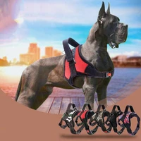 pet adjustable harness vest traction rope reflective breathable vest medium large dog supplies collar