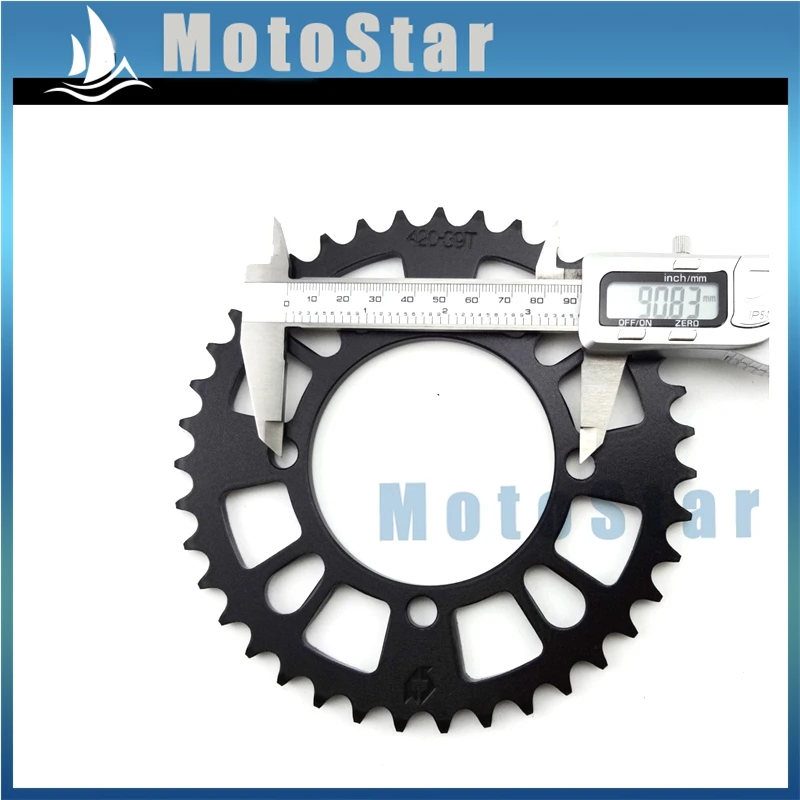 420 76 мм 39 зубная задняя цепная Звездочка для китайского 50cc 70cc 90cc 110cc 125cc 140cc 150cc 160cc