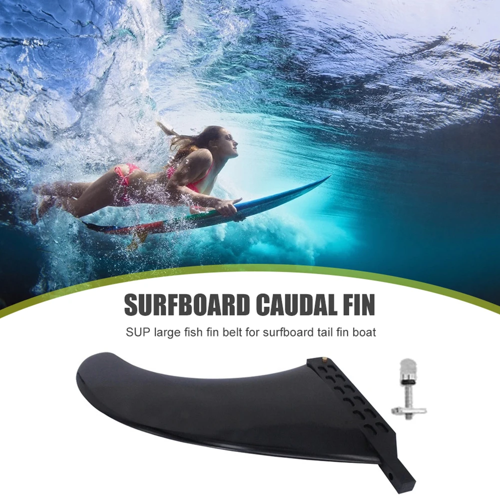 

9in Surfing Tail Fin Insert Central Wing Removable Water Paddle Rudder Outdoor Surfboard Stabilizer Sports Accessories