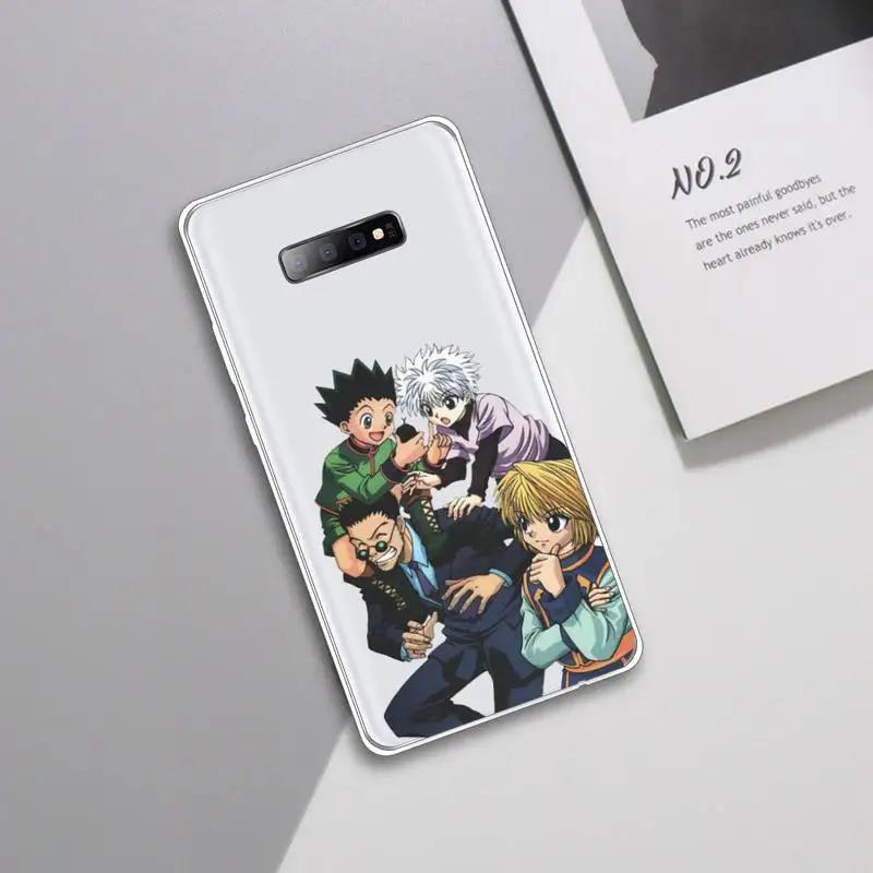 

HUNTER x HUNTER HxH Gon Killua Anime Phone Case Transparent For Samsung Galaxy A 71 21s S note 8 9 10 plus 20 ultra