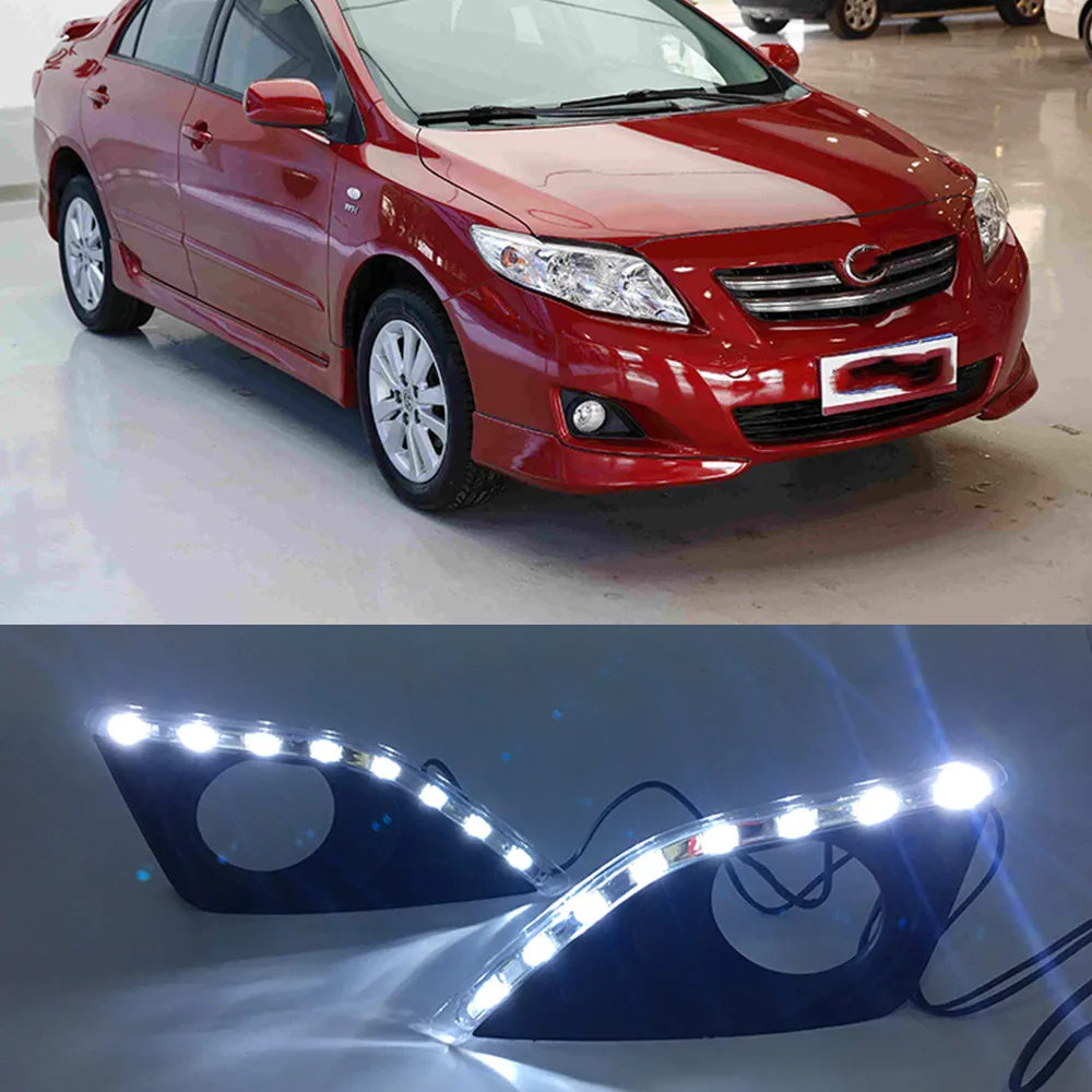 Автомобильные мигающие дневные ходовые огни DRL 1 комплект светодиодный Стайлинг