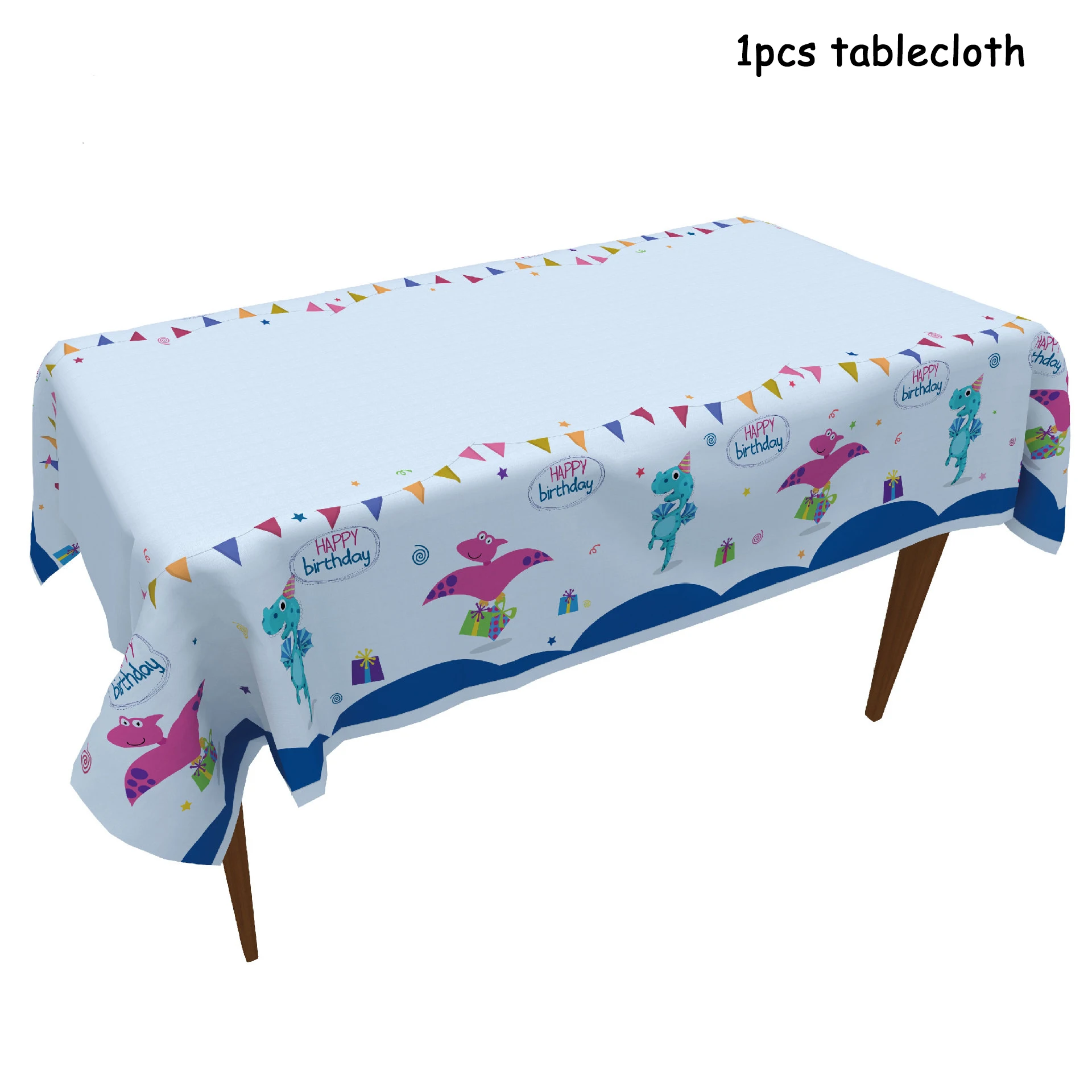 Набор одноразовой посуды в виде животных динозавров тарелки салфетки для