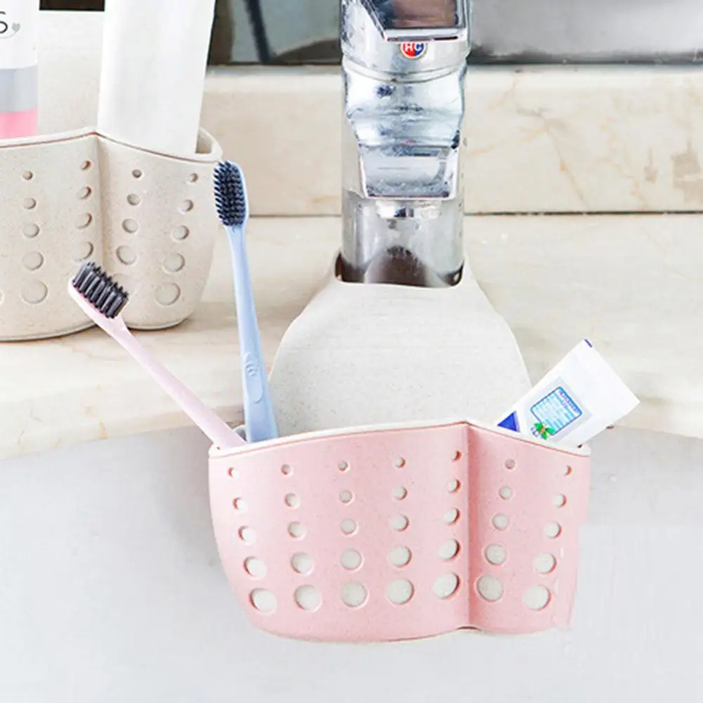 Держатель губок на раковине для кухни и ванной подвесная корзина слива