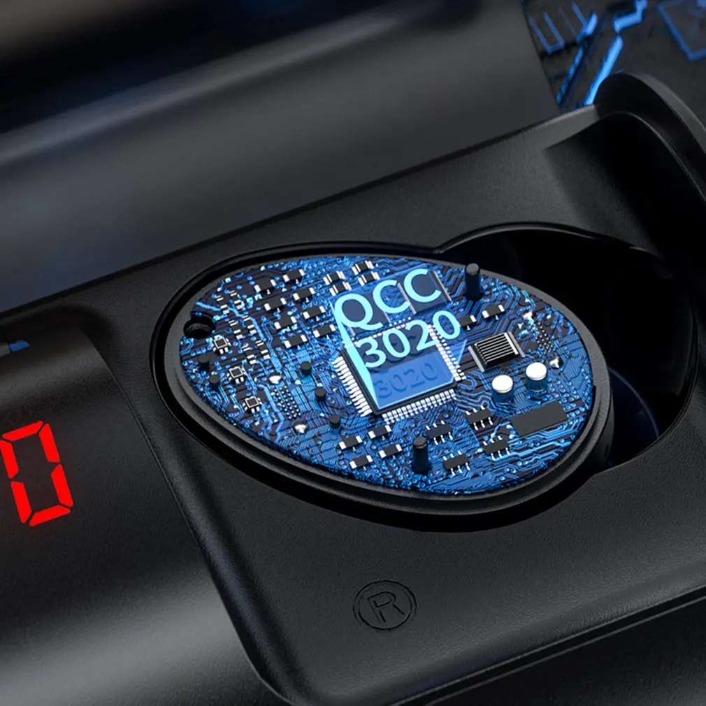 

X1 5372 Durable Headphone Digital Display Of CVC Noise Reduction Mobile Power Function Wireless Sports In-ear Headset