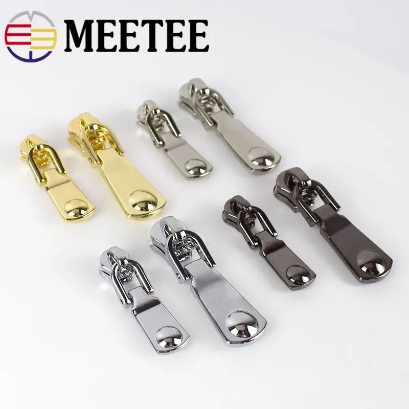 5 шт. Meetee 3 #5 # слайдеры на молнии для металлических молний пулер набор