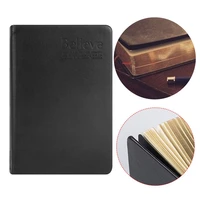 vintage thick paper notebook notepad leather bible diary book journals agenda planner school office stationery supplies