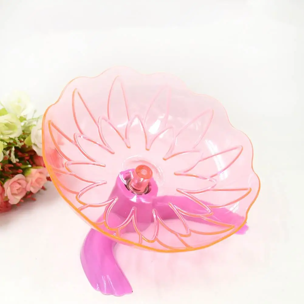 Прозрачный кристаллический диск для бега колесо с подвесная игрушка животное