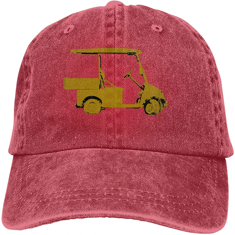 

Golf Cart Sports Denim Cap Adjustable Unisex Plain Baseball Cowboy Snapback Hat