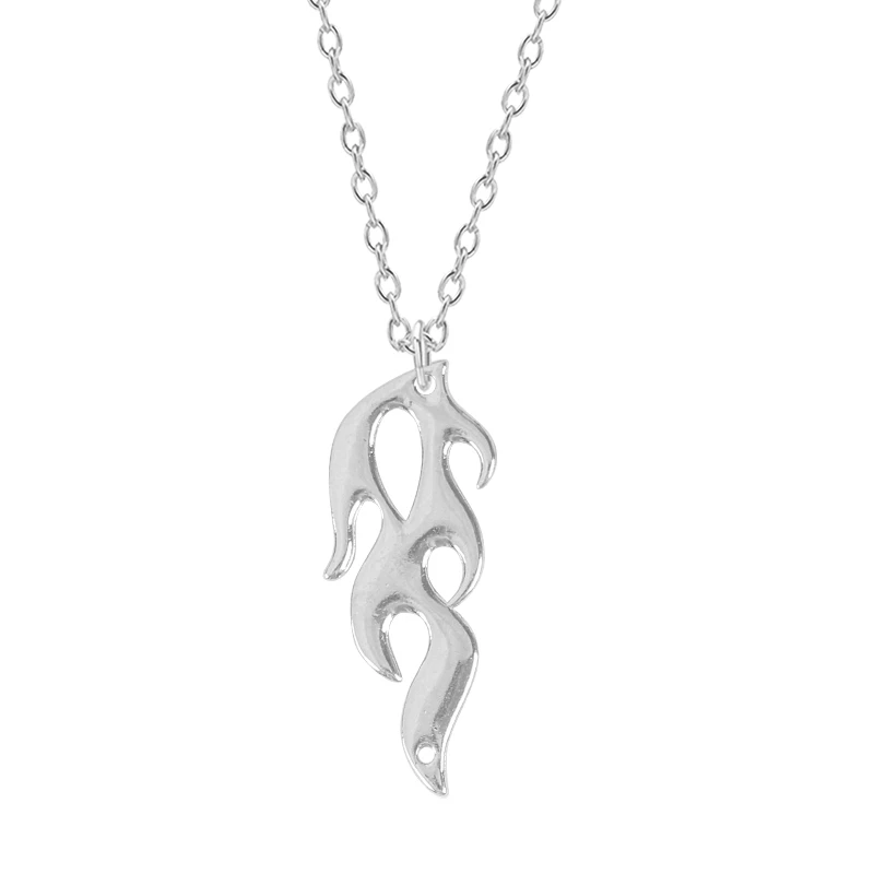 2020 New Harajuku Necklace Men And Women Flame Alloy Pendant Hip Hop Cool Trend High Street Style Choker Fashion Jewelry Gift |