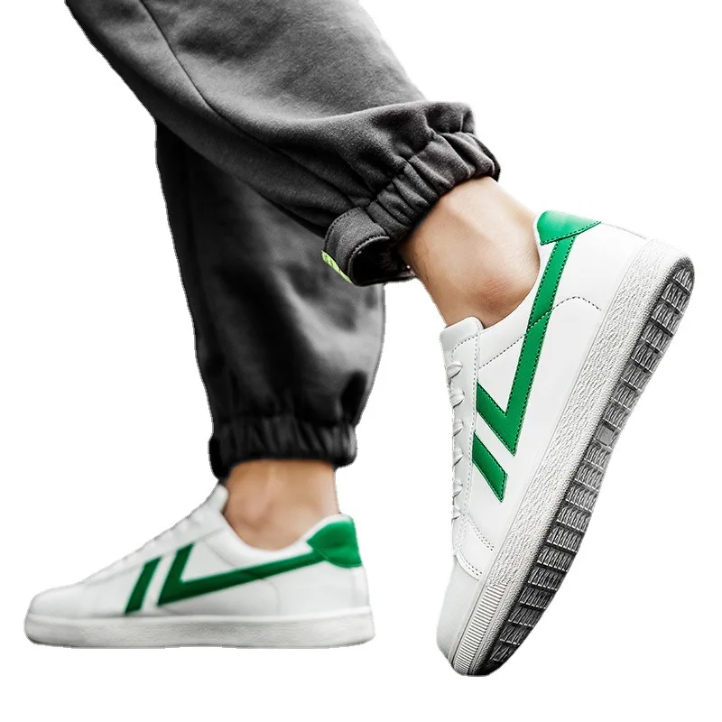 

2021 hot sale before lace-up breathable round head casual white sports shoes casual shoes board shoes