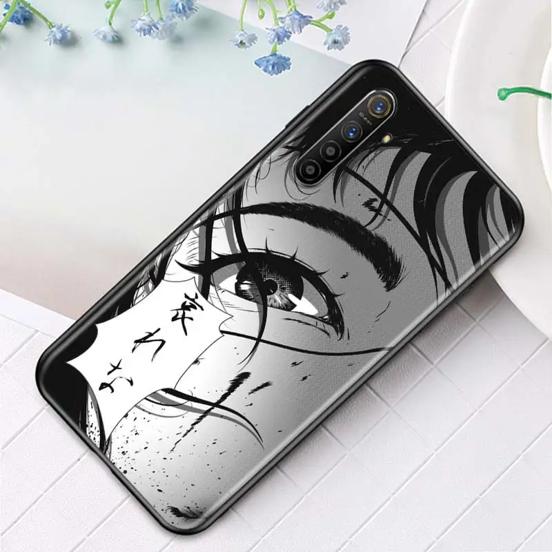 anime horror comics for oppo realme v15 x5 x3 x50 x7 x2 c17 c11 c3 c2 7 7i 6 6s 6i 5 narzo 20 pro black phone case free global shipping