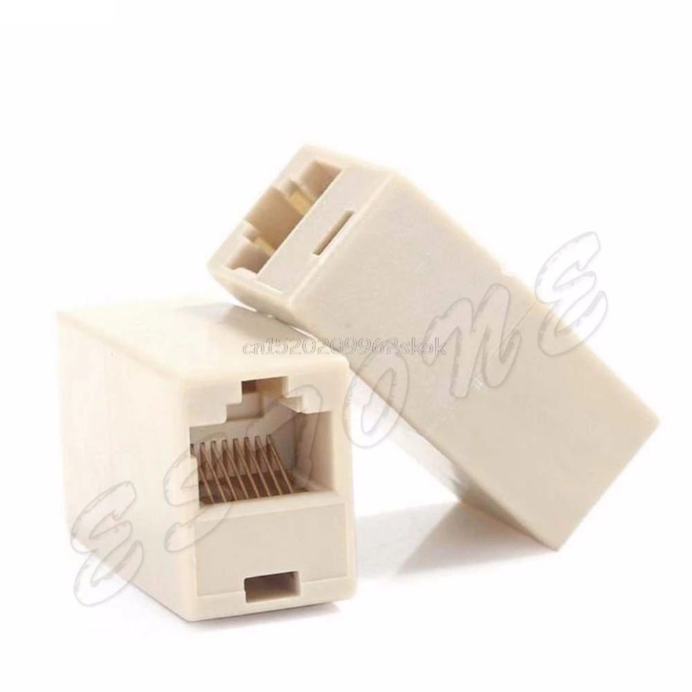 10 шт. RJ45 CAT5 Соединительный разъем сетевой LAN Кабельный соединитель расширителя