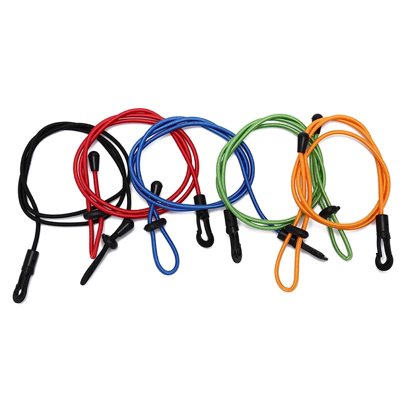 Красочный Эластичный прочный резиновый Банджи шнур Удочка/каяк весло поводок с