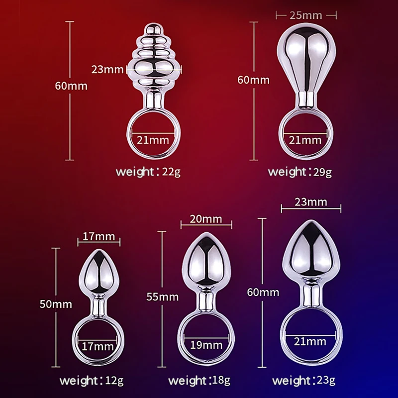 OMYSKY гладкая Анальная игрушка металлическая пробка мастурбатор секс-игрушки