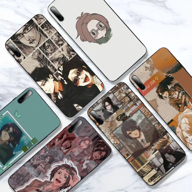 

Hange Zoe Attack on Titan anime Phone Case for Huawei nova 3i E 4 5i 5Z 6-5G 7 Pro Se Y5 Y6 Y7 Y8 Y9 Prime Cover Fundas Coque