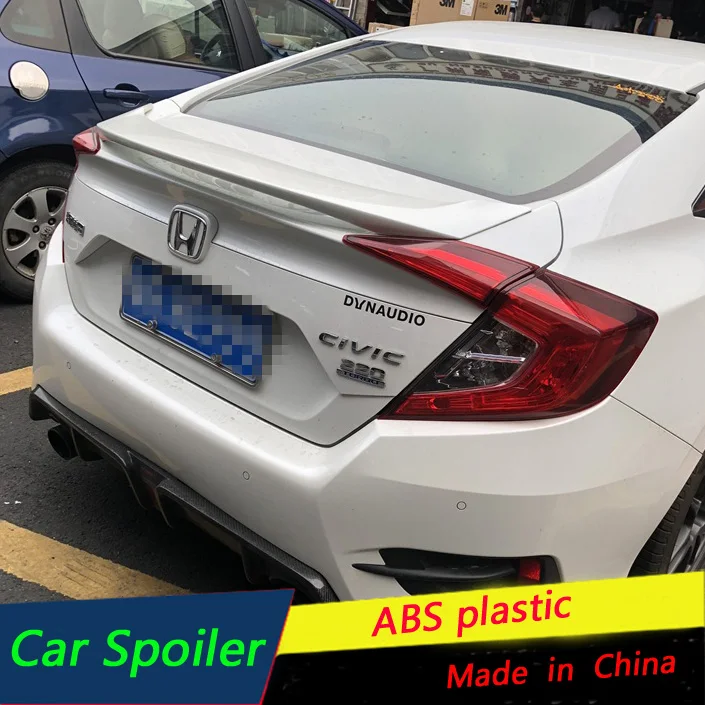 Спойлер для заднего крыла автомобиля черный/белый спортивный спойлер багажника