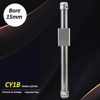 cy1b15 cy3b15 rodless cylinder aluminum alloy high pressure magnetical coupling pneumatic rodless cylinder cy3b15 200